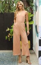Load image into Gallery viewer, Dusty Apricot Sleeveless Jumpsuit
