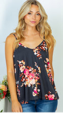 Load image into Gallery viewer, Sleeveless Floral Print Top