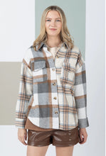 Load image into Gallery viewer, Plaid Wool Shacket