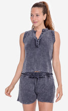 Load image into Gallery viewer, Distressed Mineral Washed Tank Top