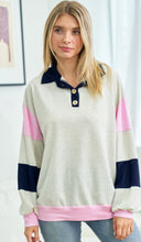 Load image into Gallery viewer, Make Your Mark Collared Long Sleeve
