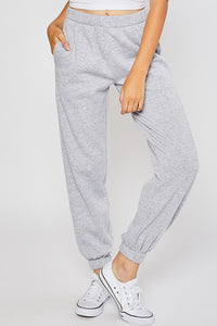 Fleece Elastic Waist Band Jogger