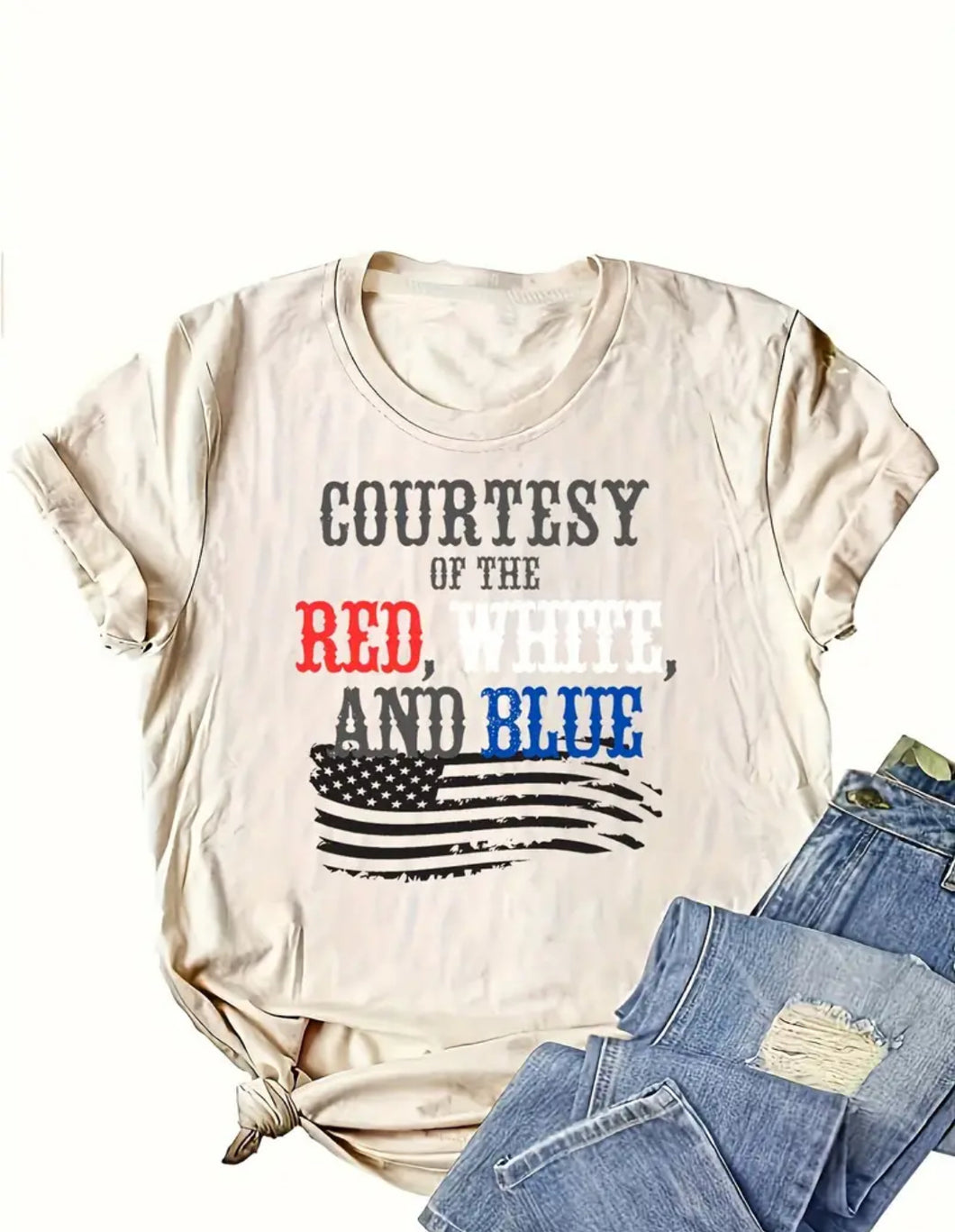 Courtesy of the Red, White & Blue Tee