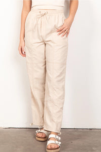 Woven Parachute Activewear Jogger Pants