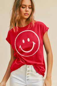 Smile Happy Face Graphic Tee