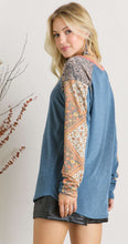 Load image into Gallery viewer, BOHO Raglan Sleeve Knit Tunic Top