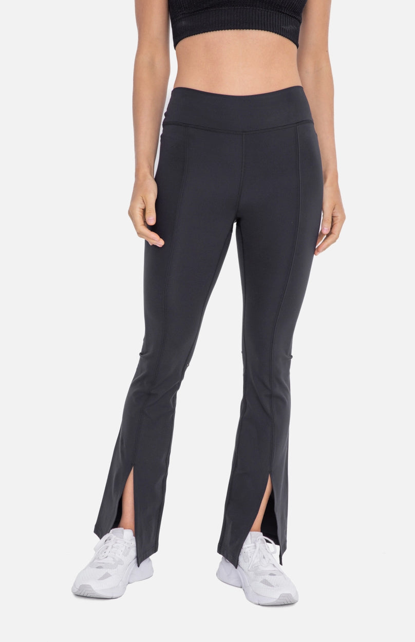 Venice Mid-Rise Leggings with Front Slits