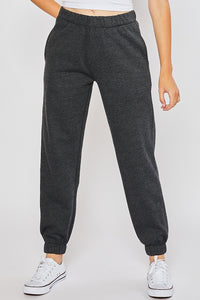 Fleece Elastic Waist Band Jogger