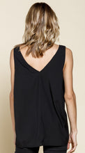 Load image into Gallery viewer, Peach Skin V Neck Sleeveless Top