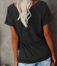 Load image into Gallery viewer, Casual Black Tee