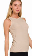Load image into Gallery viewer, Ribbed Round Neck Tank Top