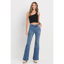 Load image into Gallery viewer, Utility Pocket Seam Flare Jelly Jeans