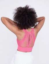 Load image into Gallery viewer, Laser Cut Seamless Sports Bra