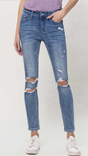 Load image into Gallery viewer, Mid Rise Ankle Skinny Vervet Jeans