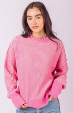 Load image into Gallery viewer, Two-Tone Casual Knit Sweater