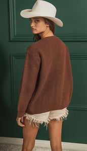 Twisted Front Sweater