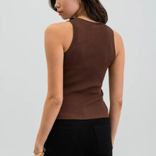 Load image into Gallery viewer, Round Neck Sweater Tank
