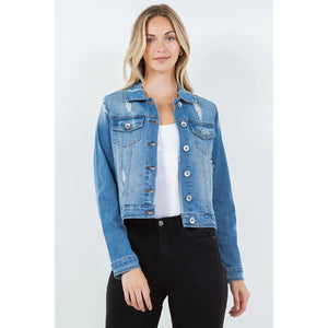Stretch Classic Trucker Denim Jacket