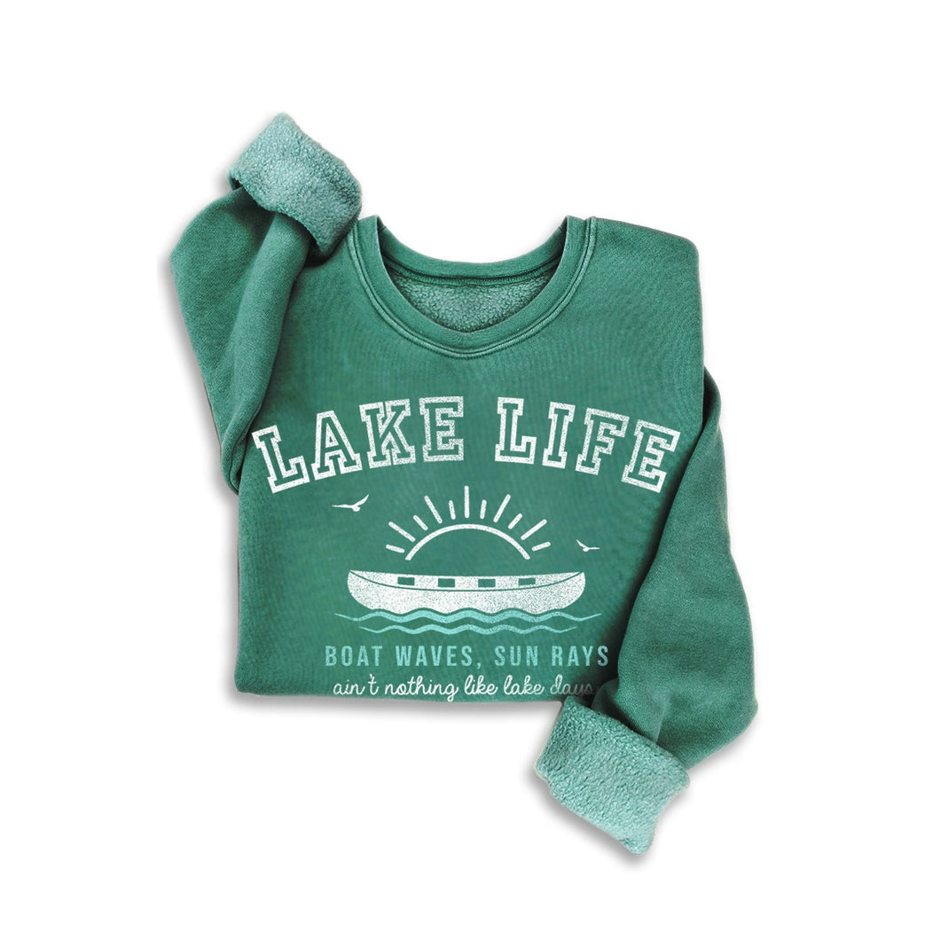 Lake Life Mineral Wash Sweatshirt