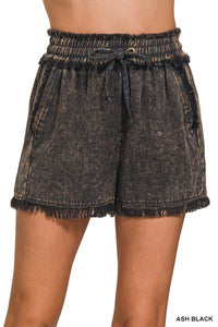 Tencel Mineral Washed Shorts