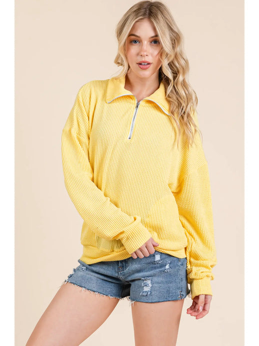 Ribbed Pullover
