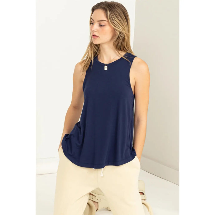 Sleeveless Solid Tank