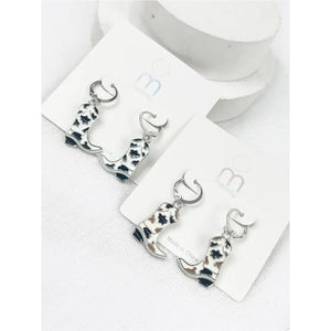 Western Cowgirl Boot Dangle Drop Earrings