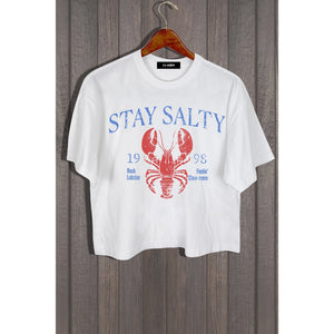 Stay Salty Vintage Lobster Graphic Tee
