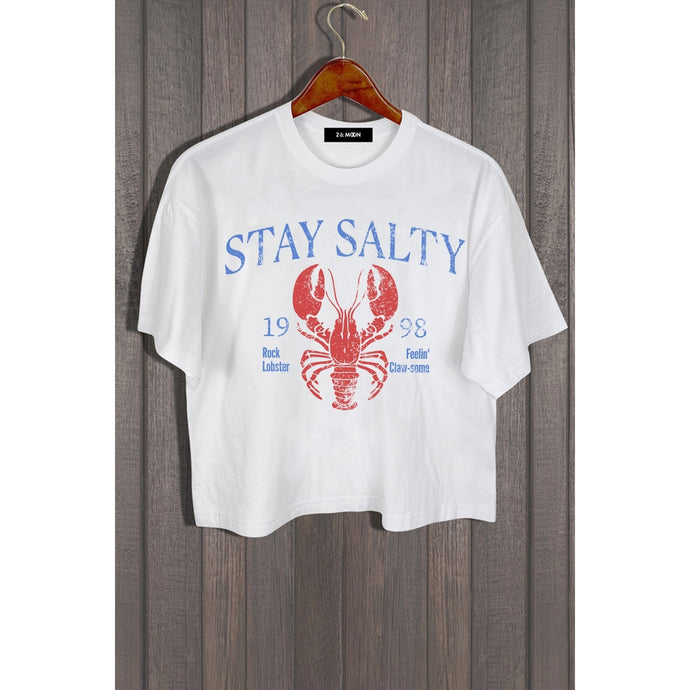Stay Salty Vintage Lobster Graphic Tee