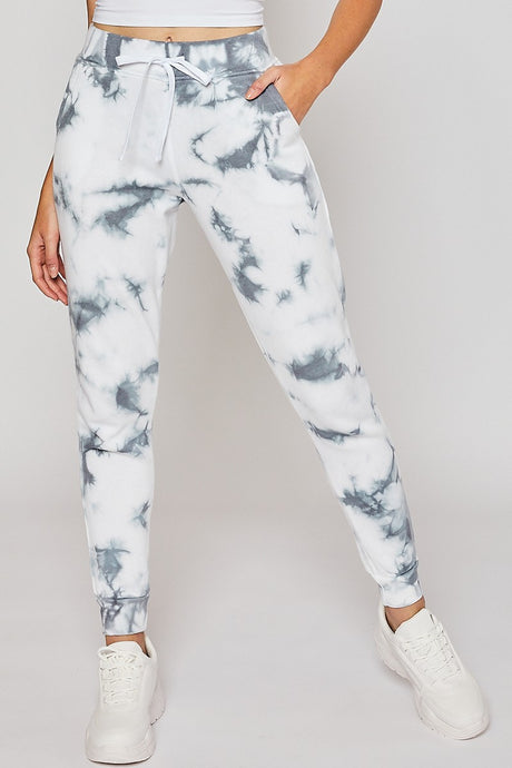 Fleece Tie Dye Relax Fit Jogger