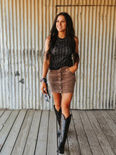 Load image into Gallery viewer, My Lady Lace *Midnight Tank