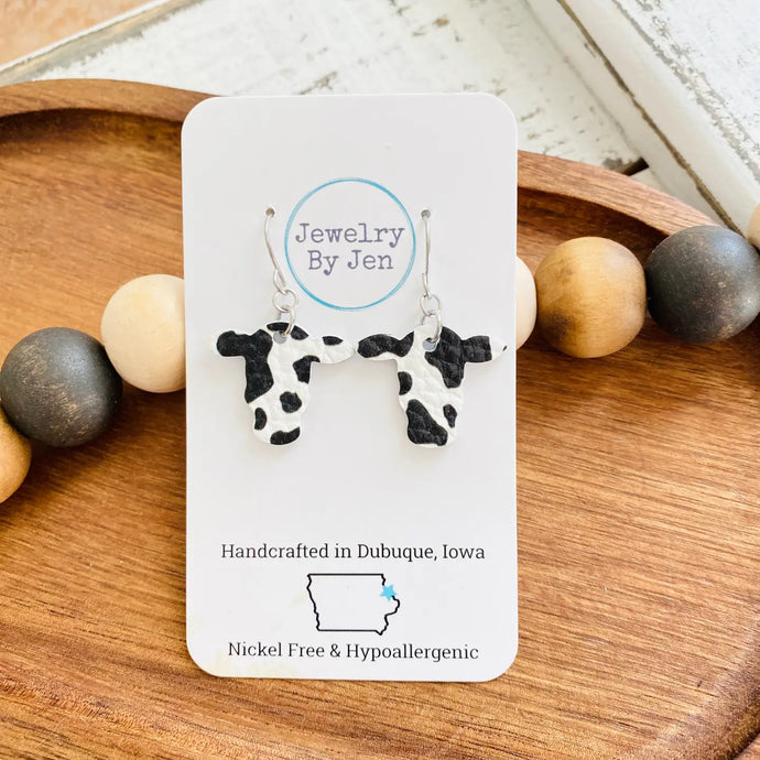 Cow Head Earrings