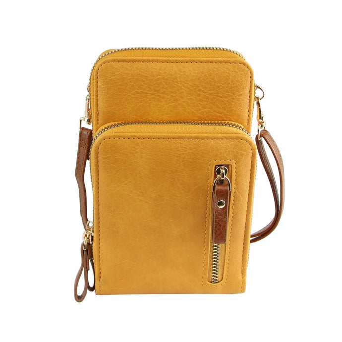Multi Pocket Cellphone Crossbody Bag