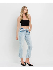 Mid Rise Crop Regular Straight Lovervet Jeans