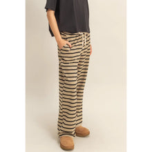 Load image into Gallery viewer, Striped Knit Drawstring Lounge Pants