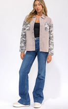 Load image into Gallery viewer, Denim Camo Shacket