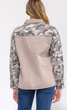 Load image into Gallery viewer, Denim Camo Shacket