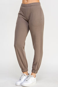 Fleece Jogger With Elastic Waist Band