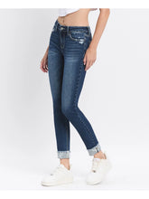 Load image into Gallery viewer, Mid Rise Cuffed Skinny Lovervet Jeans
