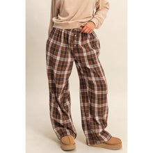 Load image into Gallery viewer, Flannel Wide Leg Lounge Pants