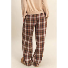 Load image into Gallery viewer, Flannel Wide Leg Lounge Pants