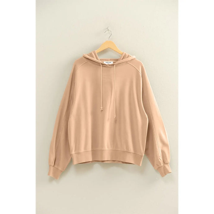 Mineral Washed Seam Detail Hoodie