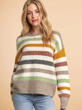 Load image into Gallery viewer, Multicolor Stripe Sweater