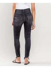 Load image into Gallery viewer, Mid Rise Uneven Raw Hem Crop Skinny Lovervet Jeans