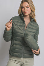 Load image into Gallery viewer, Ultra Lightweight Padded Thermal Zip Up Jacket