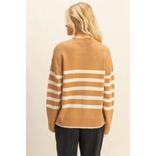 Load image into Gallery viewer, Striped Casual Crew Neck Soft Sweater