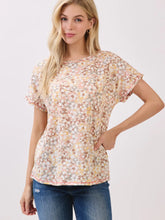 Load image into Gallery viewer, Soft Watercolor Dot Print Knit Top