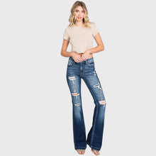 Load image into Gallery viewer, Destroyed Mid Rise Stretch Flare
