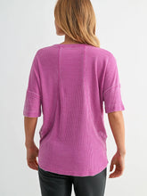 Load image into Gallery viewer, Cotton Blend Mineral Wash Waffle Short Sleeve Tee