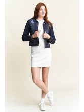 Load image into Gallery viewer, Destructed Classic Denim Jacket
